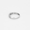 Alliance en or gris et diamants
