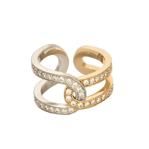Bague 57 PIAGET - Possession - Bague deux ors et diamants 58 Facettes DDV21136-2-57-3