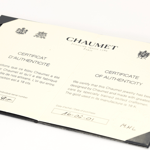 Collier Chaumet Chaine en or jaune. Petit Modèle. 58 Facettes DV20113-2