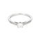 Bague 51 Bague solitaire en or gris et diamants 58 Facettes DV22646-1-51-2