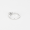 Bague 51 Bague solitaire en or gris et diamants 58 Facettes DV22646-1-51-2