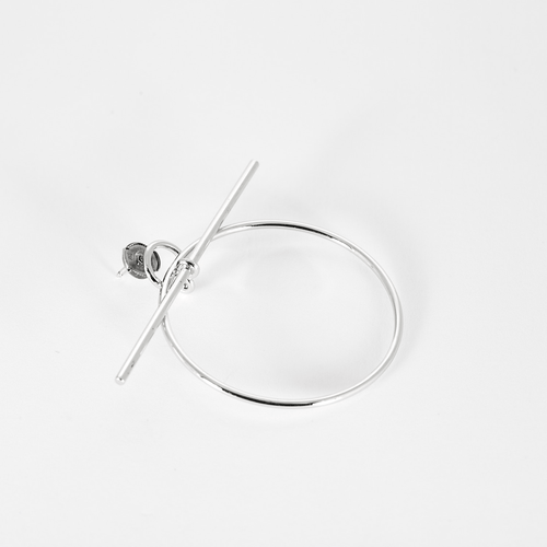 Boucles d'oreilles HERMES- Loop - Moyen Modèle - Paire de Boucles d'oreilles en argent 58 Facettes DV22646-2