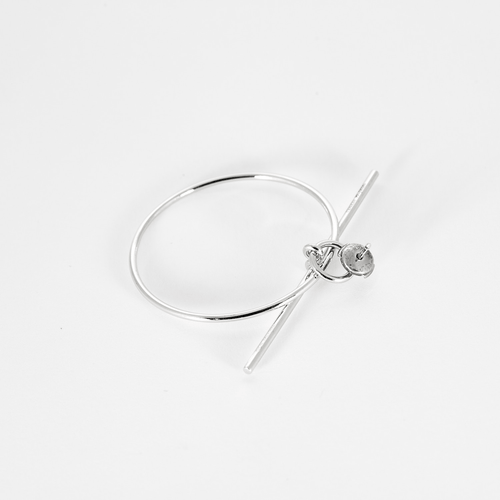 Boucles d'oreilles HERMES- Loop - Moyen Modèle - Paire de Boucles d'oreilles en argent 58 Facettes DV22646-2