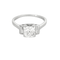 Bague 47 Bague solitaire en Platine et diamants 58 Facettes DV21565-2-47-2