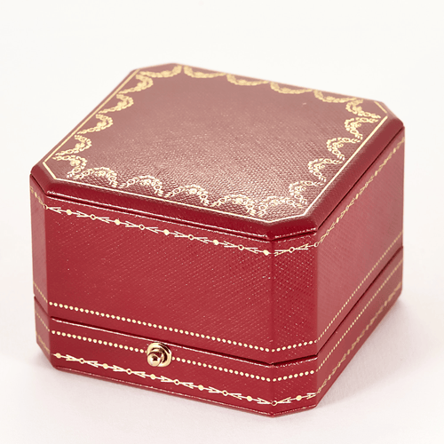 Bague 52 CARTIER - Bague Solitaire Etincelle en platine et diamant 0.30 carat 58 Facettes DV22248-1