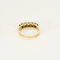 Bague 51 Demie alliance en or jaune et diamants 58 Facettes DV10000-2-51-2