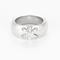 Bague 54 CHAUMET - Bague double lien en or gris et diamants 58 Facettes DDV0975-6