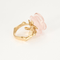 Bague 46 Dior  "Pré Catelan", Dior en or rose, quartz rose, diamant. Victoire de Castellane 58 Facettes DDV22149-3