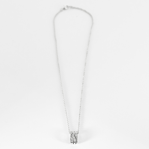 Collier Collier en or gris et diamants 58 Facettes DV7339-4