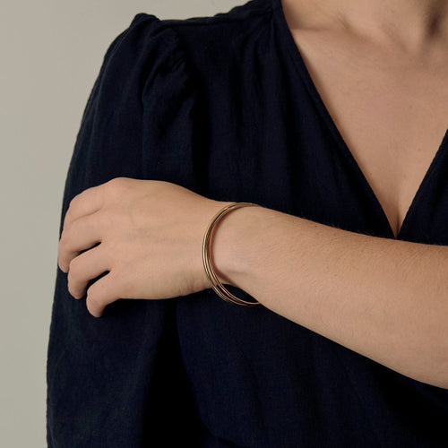 Bracelet Cartier Trinity Petit Modèle - Bracelet en trois ors 58 Facettes DV17058-11