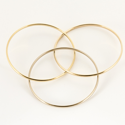 Bracelet Cartier Trinity Petit Modèle - Bracelet en trois ors 58 Facettes DV17058-11