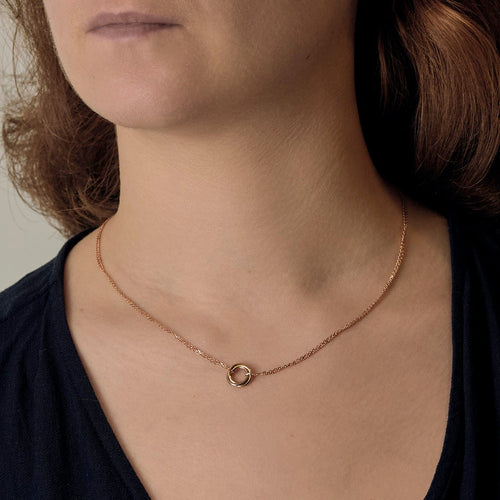 Collier Cartier - Trinity - Mini Modèle - Collier en or de trois couleurs 58 Facettes DV17058-13