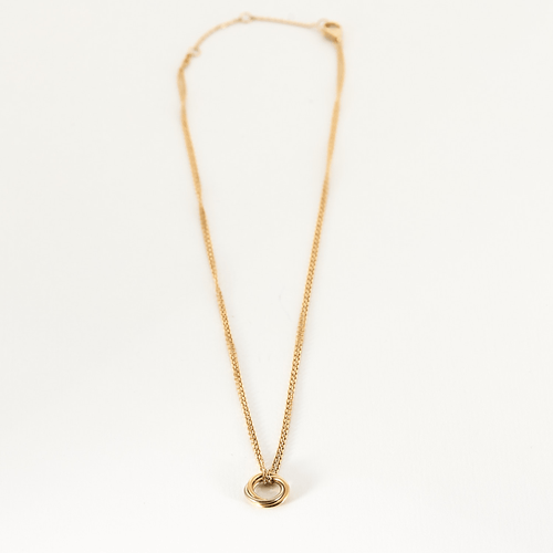 Collier Cartier - Trinity - Mini Modèle - Collier en or de trois couleurs 58 Facettes DV17058-13