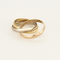 Bague 49 Cartier Bague Trinity PM en trois ors 58 Facettes DV22522-1