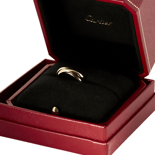 Bague 49 Cartier Bague Trinity PM en trois ors 58 Facettes DV22522-1