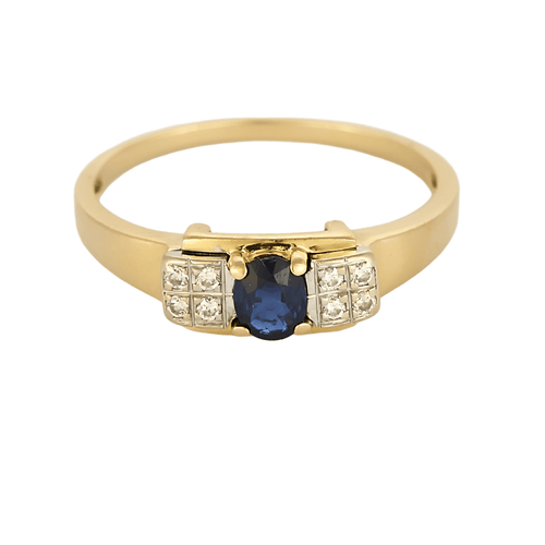 Bague 62 Bague Saphir et diamants 58 Facettes DDV22715-1-62-2