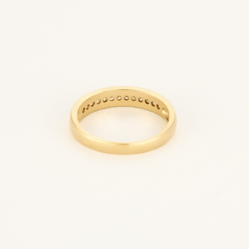 Bague 52 Fine Bague jonc or jaune et diamants 58 Facettes DV9390-14