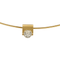 Collier NIESSING - Collier cable et pendentif en or jaune et diamant 58 Facettes DV22677-2