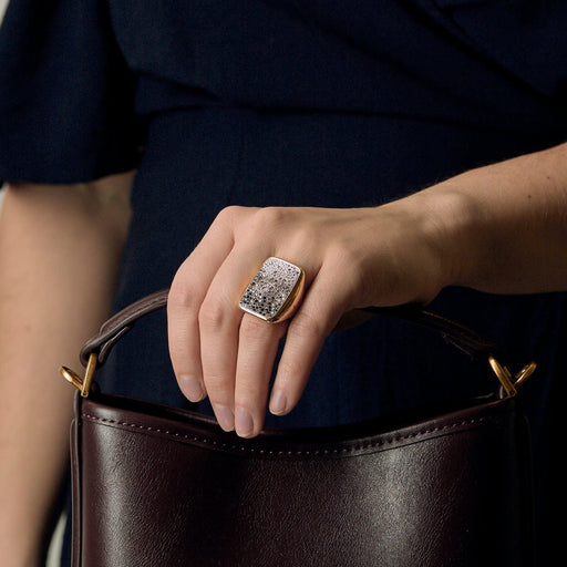 Bague 45 POMELLATO - Sabbia - Grand Modèle - Bague en or rose et diamants 58 Facettes DV22489-1-45-3