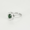 Bague 52 Bague en or gris, émeraude et diamants 58 Facettes DV6621-12