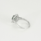 Bague 52 Bague en or gris, émeraude et diamants 58 Facettes DV6621-12