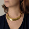 Hermes - Collection Mopti - Important collier en or jaune et cornaline. 58 Facettes DV19818-3