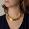 Collier Hermes - Collection Mopti - Important collier en or jaune et cornaline. 58 Facettes DV19818-3