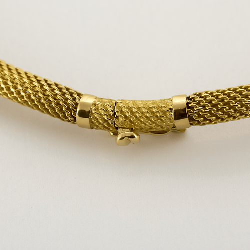 Collier Hermes - Collection Mopti - Important collier en or jaune et cornaline. 58 Facettes DV19818-3