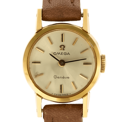 Montre OMEGA - Genève Lady Vintage - Montre de dame acier et plaqué or 58 Facettes DV15048-11