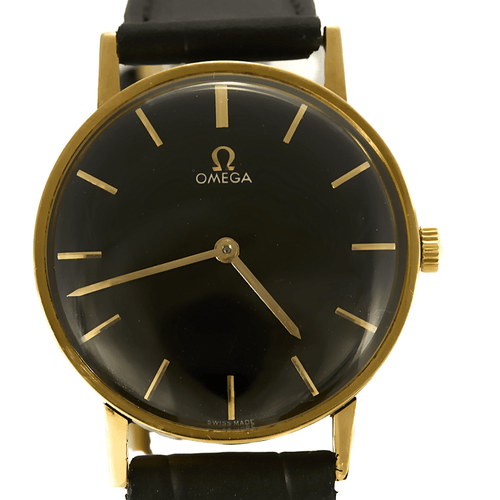 Montre OMEGA - Vintage black Dial - Montre en or jaune 58 Facettes DV15048-15