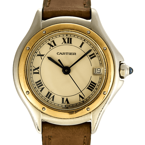 Montre CARTIER - Cougar - Montre or jaune et acier 58 Facettes DV15048-13