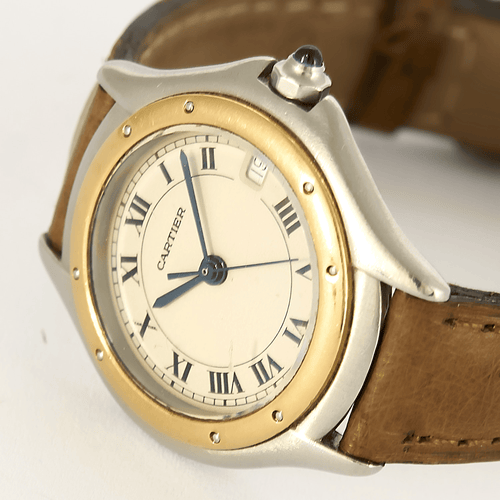 Montre CARTIER - Cougar - Montre or jaune et acier 58 Facettes DV15048-13