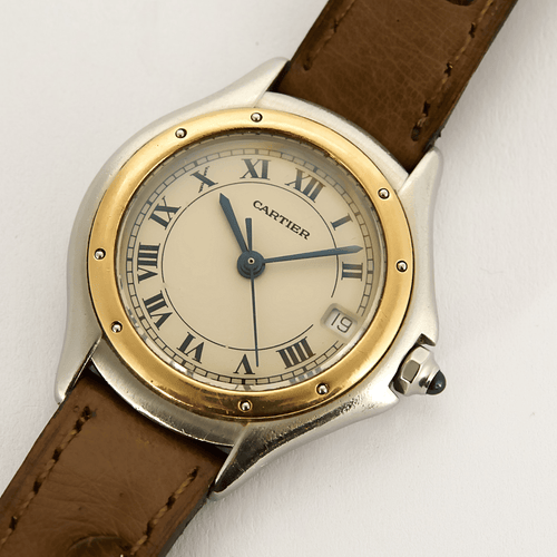 Montre CARTIER - Cougar - Montre or jaune et acier 58 Facettes DV15048-13