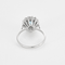 Bague 54 Bague en or blanc, aigue-marine et diamants 58 Facettes DV22061-1