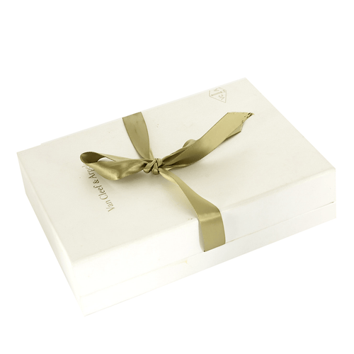 Collier Van Cleef & Arpels -Vintage Alhambra 10 motifs - Collier en or gris et calcédoine 58 Facettes DV0830-32