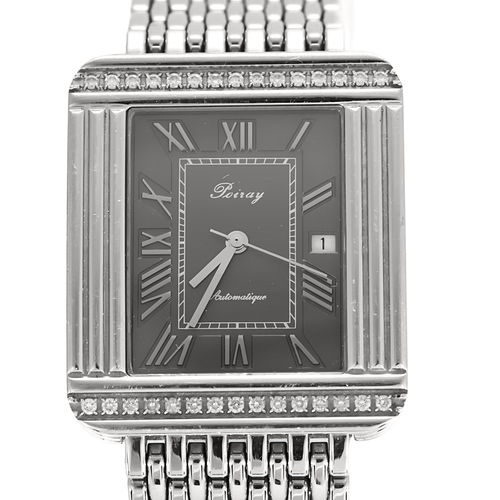 Montre POIRAY - Ma Première Grand Modèle - Montre en acier et diamants 58 Facettes DV22243-1