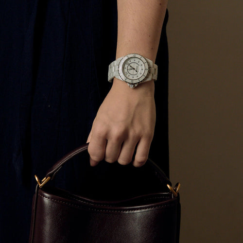 Montre CHANEL - J12 - Montre en céramique blanche 58 Facettes DV21289-2