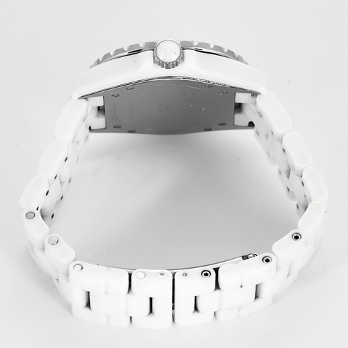 Montre CHANEL - J12 - Montre en céramique blanche 58 Facettes DV21289-2