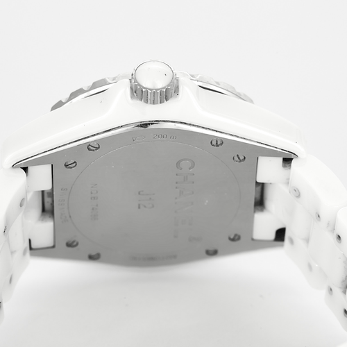 Montre CHANEL - J12 - Montre en céramique blanche 58 Facettes DV21289-2
