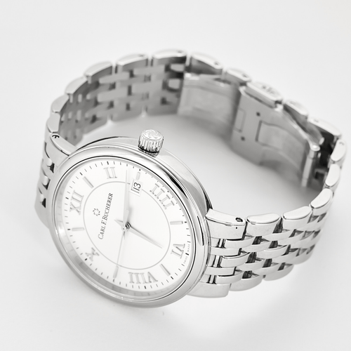 Montre CARL BUCHERER - Adamavi - Montre automatique en acier 58 Facettes DV21610-1