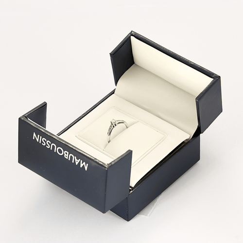 MAUBOUSSIN - Tu es le sel de ma vie n°1 - Bague en or gris et diamant