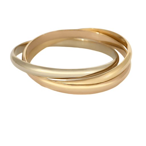 Bracelet CARTIER - Trinity - Bracelet Vintage trois anneaux entrelacés 58 Facettes DV22927-1