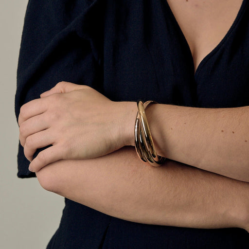 Bracelet CARTIER - Trinity - Bracelet Vintage trois anneaux entrelacés 58 Facettes DV22927-1