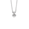 Collier en or gris et diamant 0.20 carat