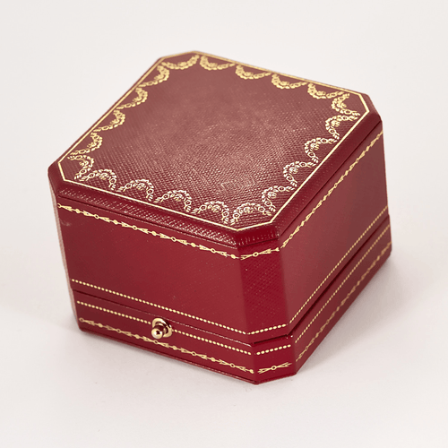 CARTIER - LOVE - Bague Alliance Or Gris et Diamant