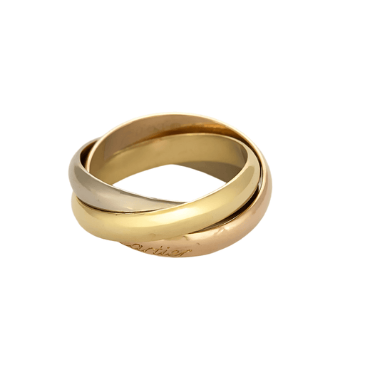 Bague 53 Cartier - Trinity Classique - Bague trois anneaux en or de trois couleurs 58 Facettes DV22624-2