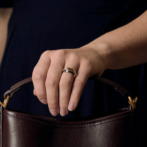 Cartier - Trinity Classique - Bague trois anneaux en or de trois couleurs