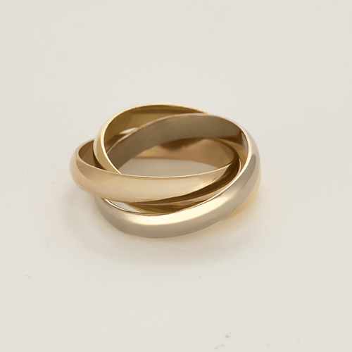 Cartier - Trinity Classique - Bague trois anneaux en or de trois couleurs