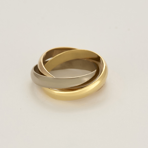Cartier - Trinity Classique - Bague trois anneaux en or de trois couleurs