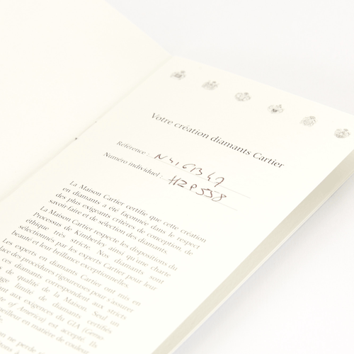 Bague 47 Cartier - "Solitaire 1895" - Bague platine et diamants. 58 Facettes DV20232-1